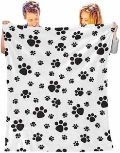 InterestPrint Bed Blankets Dog Paw Bone Food Bowl Ball Toy Throw Blanket For Couch Durable Blanket Warm Blanket For Everyone 70"(W) X 80"(L) 26 InterestPrint Bed Blankets Dog Paw Bone Food Bowl Ball Toy Throw Blanket For Couch Durable Blanket Warm Blanket For Everyone 70"(W) X 80"(L) -Dog Supplies Store 51peEMVX6pL. AC