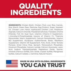 Hill's Science Diet Adult 7+ Senior Vitality Wet Dog Food, Chicken & Vegetable Stew, 12.5 Oz. Cans, 12-Pack -Dog Supplies Store 51q6pyco8HS