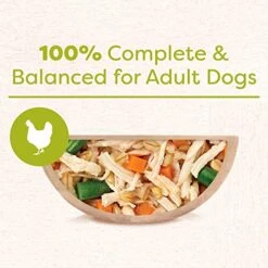 CESAR WHOLESOME BOWLS Adult Soft Wet Dog Food Toppers Chicken, Carrots, Barley & Green Beans Recipe, (10) 3 Oz. Bowls -Dog Supplies Store 51q9lbQjfgL