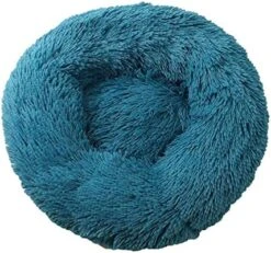 UNOVAP Pet Mat Donut Furry Pet Bed Round Mat Small Medium-Sized Animals Sleep With The Mat (Color : Apricot, Size : S 40CM) -Dog Supplies Store 51r4e kjMrL. AC
