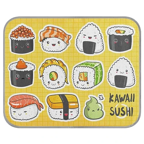 Washable Dog Cooling Mat Kawaii Sushi Rolls Nigiri Summer Cats Sleeping Mat Japanese Foods Plaid Dog Bed Mats 22x27.6inch Pet Ice Silk Sleep Kennel Pad Animal Sleep Bed For Home Outdoor Travel 1 Washable Dog Cooling Mat Kawaii Sushi Rolls Nigiri Summer Cats Sleeping Mat Japanese Foods Plaid Dog Bed Mats 22x27.6inch Pet Ice Silk Sleep Kennel Pad Animal Sleep Bed For Home Outdoor Travel