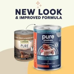 Canidae Pure Limited Ingredient Premium Wet Dog Food, Lamb, Turkey & Chicken Recipe, 13 Oz. (Case Of 12), Grain Free