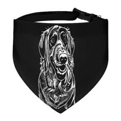 GENERIC Golden Retriever Dog Bandana,Dog Bandanas Triangle Bibs Scarf Accessories Minimal Head Cicumference