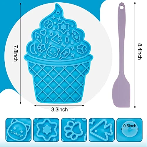 PatiencET Dog Licking Mat Ice Cream+ Bone 3 PatiencET Dog Licking Mat Ice Cream+ Bone - Image 3