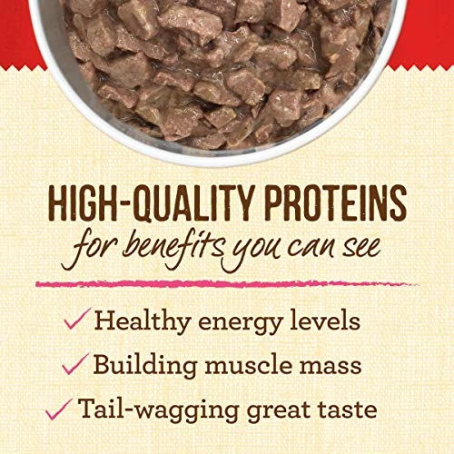 Merrick Lil' Plates Grain Free Small Dog Food, Teeny Texas Steak Tips Dinner Recipe, Wet Dog Food - (12) 3.5 Oz. Tubs 5 Merrick Lil' Plates Grain Free Small Dog Food, Teeny Texas Steak Tips Dinner Recipe, Wet Dog Food - (12) 3.5 Oz. Tubs - Image 5