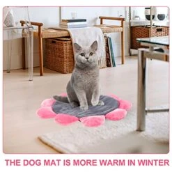 POPETPOP Dog Food Mat Dog Food Mat Dog Food Mat Dog Crate Bed Pad Fleece Pad Cat Bed Mat Warm Dog Mat Plush Pet Beds Pet Sleeping Mat For Puppy Dog Cat Dog Paw Cleaner Dog Paw Cleaner Dog Paw Cleaner -Dog Supplies Store 51ssg3CYOaL