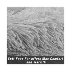 YangYan New Style Super Soft Dog Bed Round Washable Long Plush Dog Kennel Cat House Velvet Mats Sofa For Chihuahua Dog Basket Pet Bed (Color : P, Size : XXL 80cm) -Dog Supplies Store 51t3N0eMyAL 1