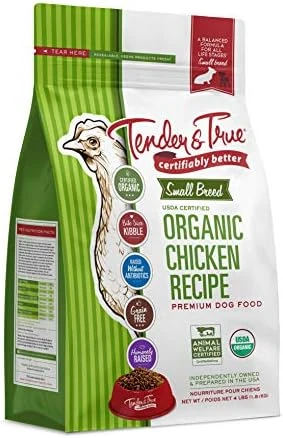 Tender & True Pet Nutrition Small Breed Organic Chicken Recipe Dog Food, 4 Lb (46003) 5 Tender & True Pet Nutrition Small Breed Organic Chicken Recipe Dog Food, 4 Lb (46003) - Image 5