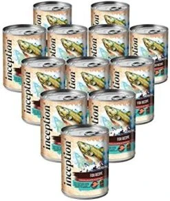 Inception® Wet Dog Food Fish Recipe – Complete And Balanced Dog Food – Legume Free Meat First Wet Dog Food – 12/13oz Case -Dog Supplies Store 51tlegsNwgL. AC
