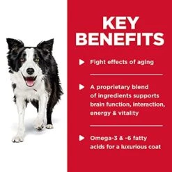 Hill's Science Diet Adult 7+ Senior Vitality Wet Dog Food, Chicken & Vegetable Stew, 12.5 Oz. Cans, 12-Pack -Dog Supplies Store 51w8CeaVhVS