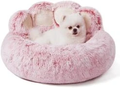 Jiupety Dog Bed With Standing Paws | Upgraded Soothing Paw Dog Bed | Cozy Comfy Small Dog Bed | Creative Dog Donut Bed With Bear Paws | Pink L Size 26”X26”X8” | Pet Paw Dog Bed For Small Dogs 19 Jiupety Dog Bed With Standing Paws | Upgraded Soothing Paw Dog Bed | Cozy Comfy Small Dog Bed | Creative Dog Donut Bed With Bear Paws | Pink L Size 26”X26”X8” | Pet Paw Dog Bed For Small Dogs -Dog Supplies Store 51wGQHuOwaL. AC