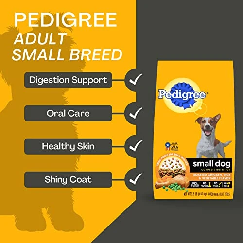 Pedigree Small Dog Food Dry Bundle | Includes 2 Bags Of Pedigree Dog Food Dry Complete Nutrition Adult Small Breed Chicken, Rice & Vegetables Flavor (3.5 LB) | Plus Paw Food Scoop! 1 Pedigree Small Dog Food Dry Bundle | Includes 2 Bags Of Pedigree Dog Food Dry Complete Nutrition Adult Small Breed Chicken, Rice & Vegetables Flavor (3.5 LB) | Plus Paw Food Scoop!
