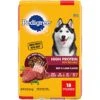 Pedigree High Protein Adult Dry Dog Food Beef And Lamb Flavor Dog Kibble, 18 Lb. Bag