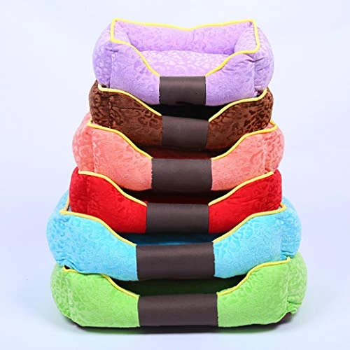 SENERY Cute Pet Dog Bed Soft Sofa Candy Colored Dog Fall And Winter Warming Claw Nest Kennel For Cat Small Dogs 2 SENERY Cute Pet Dog Bed Soft Sofa Candy Colored Dog Fall And Winter Warming Claw Nest Kennel For Cat Small Dogs - Image 2