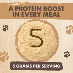 Mighty Paw Naturals Yak Cheese Food Topper | Grated Cheese Dog Food Toppers For Picky Eaters. Dog Food Toppers For Dry Food & Wet Food. Meal Enhancers Dog Gravy Seasoning. Appetite Stimulant For Dogs. -Dog Supplies Store 51xNL1Z8t3L