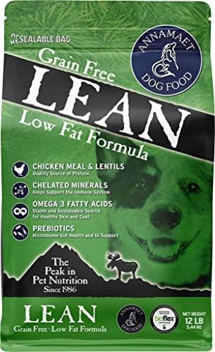 Annamaet Grain-Free Lean Reduced Fat Formula Dry Dog Food, (Chicken & Duck), 25-lb Bag 8 Annamaet Grain-Free Lean Reduced Fat Formula Dry Dog Food, (Chicken & Duck), 25-lb Bag - Image 8