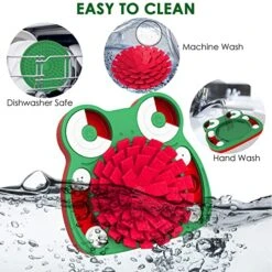 Lalolee Dog Puzzle Toys, 3-in-1 Dog Puzzles With Licking Pad And Slow Food, Stress Relief Interactive Dog Toy For Feeding (Green) 7 Lalolee Dog Puzzle Toys, 3-in-1 Dog Puzzles With Licking Pad And Slow Food, Stress Relief Interactive Dog Toy For Feeding (Green) -Dog Supplies Store 51yuxOQUpTL