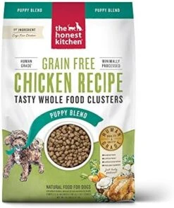 The Honest Kitchen Whole Food Clusters Puppy Whole Grain Chicken Dry Dog Food, 4 Lb Bag -Dog Supplies Store 51yxSmn5alL. AC