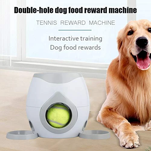 Newooh Automatic Pet Feeders, Food Dispenser For Dog Cat Small Animals, Fetch Tennis Ball Launcher Dog Training Toys, Interactive Throwing Ball Machine 4 Newooh Automatic Pet Feeders, Food Dispenser For Dog Cat Small Animals, Fetch Tennis Ball Launcher Dog Training Toys, Interactive Throwing Ball Machine - Image 4