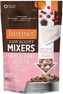 Instinct Freeze Dried Raw Boost Mixers Grain Free Gut Health All Natural Dog Food Topper, 5.5 Ounce (Pack Of 1) 28 Instinct Freeze Dried Raw Boost Mixers Grain Free Gut Health All Natural Dog Food Topper, 5.5 Ounce (Pack Of 1) -Dog Supplies Store 51zRD2bo0AL. AC