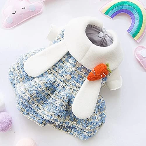 Cartoon Dog Clothes Rabbit Carrot Dresses Clothing For Dogs Small Super Pet Outfits Cute Autumn Winter Thick A1 L 1 Cartoon Dog Clothes Rabbit Carrot Dresses Clothing For Dogs Small Super Pet Outfits Cute Autumn Winter Thick A1 L