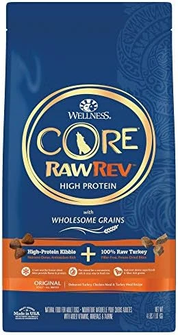 Wellness CORE RawRev Dry Small Dog Food With Wholesome Grains, Natural Ingredients, Made In USA With Real Freeze-Dried Meat (Adult, Small Breed, 4 Lbs) 7 Wellness CORE RawRev Dry Small Dog Food With Wholesome Grains, Natural Ingredients, Made In USA With Real Freeze-Dried Meat (Adult, Small Breed, 4 Lbs) - Image 7