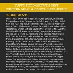 Blackwood Pet Food Puppy Dry Dog Food Growth Diet [Natural Dog Food For All Breeds And Sizes Of Puppies], Chicken Meal & Brown Rice Recipe, 5 Lb. Bag (22266) -Dog Supplies Store 613BsG3SxYL