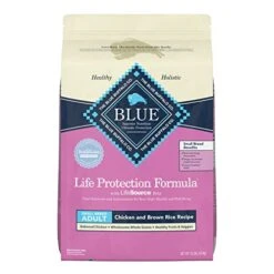 Blue Buffalo Small Breed Dog Food, Life Protection Formula, Natural Chicken & Brown Rice Flavor, Adult Dry Dog Food, 15 Lb Bag