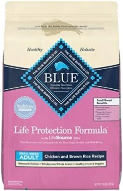 Blue Buffalo Small Breed Dog Food, Life Protection Formula, Natural Chicken & Brown Rice Flavor, Adult Dry Dog Food, 15 Lb Bag -Dog Supplies Store 616XuWFeaDL. AC