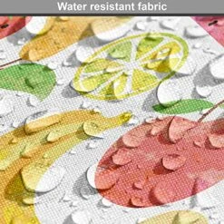 Lunarable Watermelon Dog Crate Cover, Hawaiian Food Pattern With Pineapple Strawberry Lemons And Bananas Grunge Effect, Easy To Use Pet Kennel Cover For Small Dogs Puppies Kittens, 18 Inch, Multicolor -Dog Supplies Store 6179kfPDCnL 1