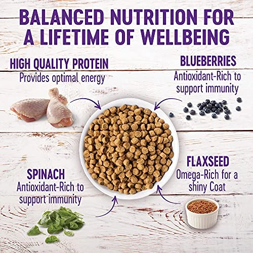 Wellness Complete Health Large Breed Dry Dog Puppy Food With Grains, Natural Ingredients, Made In USA With Real Meat (Puppy, Chicken, Salmon & Rice, 30-Pound Bag) 2 Wellness Complete Health Large Breed Dry Dog Puppy Food With Grains, Natural Ingredients, Made In USA With Real Meat (Puppy, Chicken, Salmon & Rice, 30-Pound Bag) - Image 2