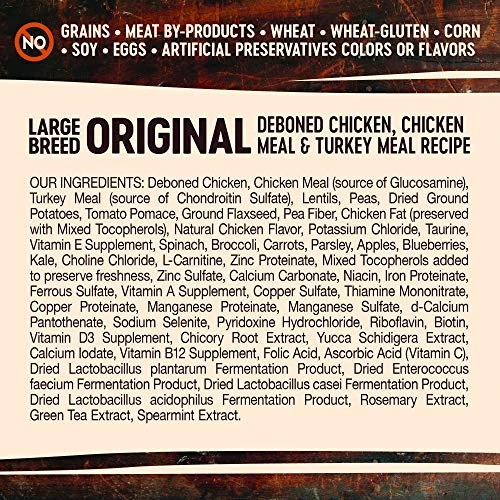 Wellness CORE Grain-Free High-Protein Large Breed Adult Dry Dog Food, Made In USA With Real Chicken & Natural Ingredients, With Glucosamine & Chondroitin To Support Joint Health (26-Pound Bag) 5 Wellness CORE Grain-Free High-Protein Large Breed Adult Dry Dog Food, Made In USA With Real Chicken & Natural Ingredients, With Glucosamine & Chondroitin To Support Joint Health (26-Pound Bag) - Image 5
