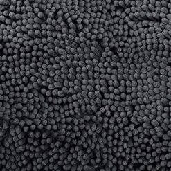 Furhaven 60" X 48" Highly Absorbent Dog Door Mat For Muddy Paws, 100% Washable, Perfect For Entryway, Kitchen, & Bathroom Use - Chenille Shammy Rug - Charcoal (Gray), Jumbo Plus/XXXL -Dog Supplies Store 61LurAtIpwL