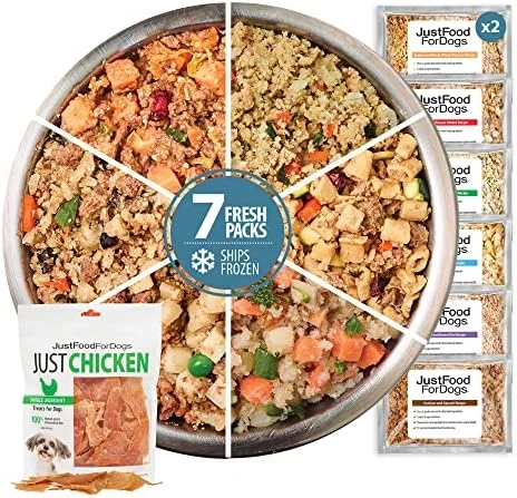 JustFoodForDogs Frozen Fresh Human Grade Dog Food, Fresh Starter Pack, (5.5 Oz - 9 Pack) 7 JustFoodForDogs Frozen Fresh Human Grade Dog Food, Fresh Starter Pack, (5.5 Oz - 9 Pack) - Image 7