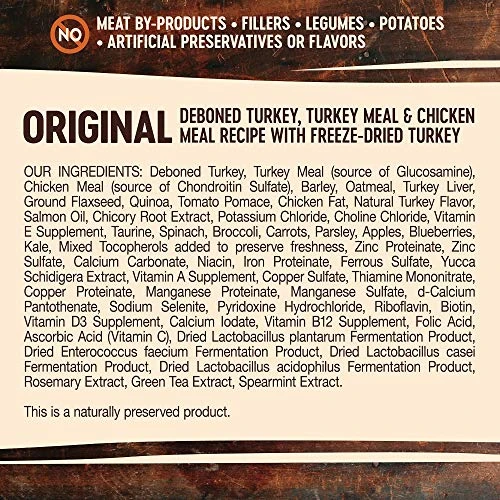 Wellness CORE RawRev Dry Small Dog Food With Wholesome Grains, Natural Ingredients, Made In USA With Real Freeze-Dried Meat (Adult, Small Breed, 4 Lbs) 5 Wellness CORE RawRev Dry Small Dog Food With Wholesome Grains, Natural Ingredients, Made In USA With Real Freeze-Dried Meat (Adult, Small Breed, 4 Lbs) - Image 5