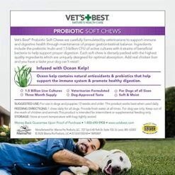 Vet's Best Probiotic Soft Chews Dog Supplements | Supports Dog Digestive Health | Promotes A Healthy Gut | 30 Day Supply 13 Vet's Best Probiotic Soft Chews Dog Supplements | Supports Dog Digestive Health | Promotes A Healthy Gut | 30 Day Supply -Dog Supplies Store 61TIC72DLKL