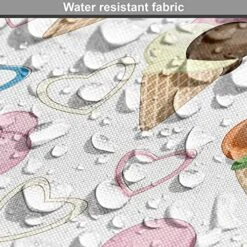 Lunarable Ice Cream Dog Crate Cover, Refreshing Summer Food With 3 Different Scoops And Colorful Hearts, Easy To Use Pet Kennel Cover For Small Dogs Puppies Kittens, 42 Inch, Multicolor 12 Lunarable Ice Cream Dog Crate Cover, Refreshing Summer Food With 3 Different Scoops And Colorful Hearts, Easy To Use Pet Kennel Cover For Small Dogs Puppies Kittens, 42 Inch, Multicolor -Dog Supplies Store 61VX9yUiDaL