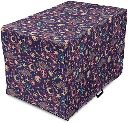 Lunarable Candy Corn Dog Crate Cover, Halloween Themed Pattern With Pumpkins And Food Repetition, Easy To Use Pet Kennel Cover For Small Dogs Puppies Kittens, 18 Inch, Orange Vermilion 7 Lunarable Candy Corn Dog Crate Cover, Halloween Themed Pattern With Pumpkins And Food Repetition, Easy To Use Pet Kennel Cover For Small Dogs Puppies Kittens, 18 Inch, Orange Vermilion - Image 7