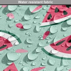 Ambesonne Fruit Dog Crate Cover, Watermelon Slices On Pastel Colored Background Pop Art Fresh Food, Easy To Use Pet Kennel Cover For Small Dogs Puppies Kittens, 22 Inch, Almond Green Dark Coral -Dog Supplies Store 61l4mNZ0mBL