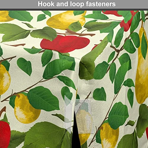 Lunarable Fruit Dog Crate Cover, Repetitive Pattern Of Pear And Apple Branches With Leaves Blooming Organic Foods, Easy To Use Pet Kennel Cover For Small Dogs Puppies Kittens, 48 Inch, Multicolor 4 Lunarable Fruit Dog Crate Cover, Repetitive Pattern Of Pear And Apple Branches With Leaves Blooming Organic Foods, Easy To Use Pet Kennel Cover For Small Dogs Puppies Kittens, 48 Inch, Multicolor - Image 4