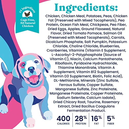 Solid Gold Dry Puppy Food - Made With Real Chicken & Nutritious Superfoods - Love At First Bark Grain Free Puppy Dry Food To Promote Healthy Growth, High Energy And Gut Wellness 5 Solid Gold Dry Puppy Food - Made With Real Chicken & Nutritious Superfoods - Love At First Bark Grain Free Puppy Dry Food To Promote Healthy Growth, High Energy And Gut Wellness - Image 5