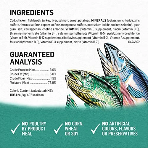 Purina Beyond Cod, Salmon And Sweet Potato Natural Ground Grain Free Wet Dog Food Pate - (12) 13 Oz. Cans 5 Purina Beyond Cod, Salmon And Sweet Potato Natural Ground Grain Free Wet Dog Food Pate - (12) 13 Oz. Cans - Image 5