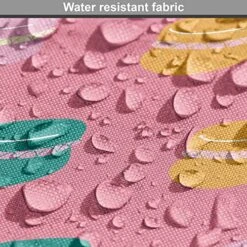 Lunarable French Chef Dog Crate Cover, Macaroons Cakes Culinary Candy Food Traditional Tasty Repeated Pattern, Easy To Use Pet Kennel Cover For Small Dogs Puppies Kittens, 42 Inch, Coral Teal Apricot -Dog Supplies Store 61wSkpuQUPL